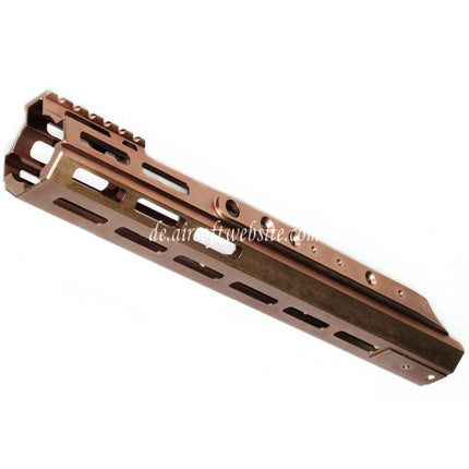 Airsoft Website CNC Aluminum 300mm KC Stil MREX M-LOK Handschutz schienen system Geeignet für Double Bell BY-805 VFC WE-Tech Tokyo Marui SCAR Serie AEG GBB Gewehre