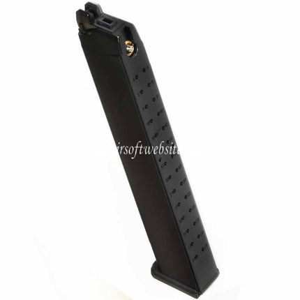 DOUBLE BELL 50rd Langer Typ Gas Magazin Geeignet für G17 G18C G34 G35 G-Serie GBB Pistolen Airsoft Schwarz