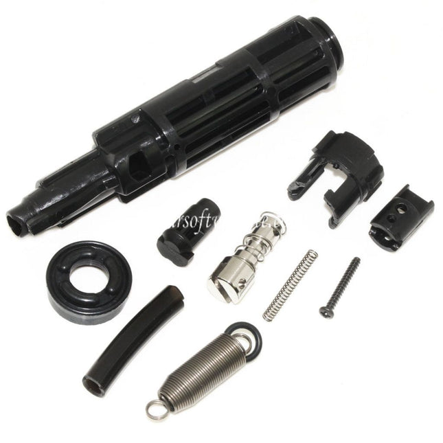 Guns Modify Verbessertes Verstärktes Komplett Düsenset V2 Geeignet für Tokyo Marui M4 Serie MWS GBB Gewehre Airsoft