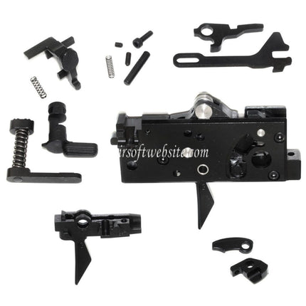 Guns Modify EVO Drop In CNC Full Stahl Untere Teile G-Stil Abzug Set Geeignet für GM Tokyo Marui M4 Serie MWS GBB Gewehre Airsoft