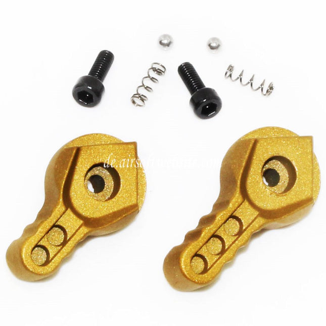 APS Ambidextrous UDR Feuerwahlhebel(Links/rechts) Geeignet für EMG F1 Firearms Falkor APS PER M4 M16 AEG Gewehre Airsoft