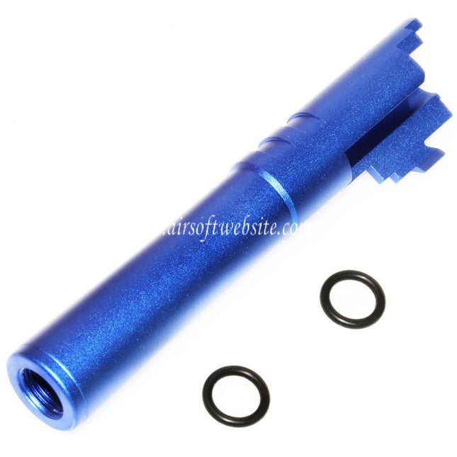 5KU 4.3 Zoll CNC Aluminium Äußerer Lauf +11mm CW im Uhrzeigersinn Geeignet für Tokyo Marui Hi-Capa 4.3 GBB Pistolen Airsoft