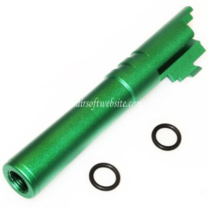 5KU 4.3 Zoll CNC Aluminium Äußerer Lauf +11mm CW im Uhrzeigersinn Geeignet für Tokyo Marui Hi-Capa 4.3 GBB Pistolen Airsoft