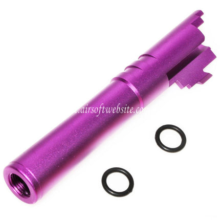 5KU 4.3 Zoll CNC Aluminium Äußerer Lauf +11mm CW im Uhrzeigersinn Geeignet für Tokyo Marui Hi-Capa 4.3 GBB Pistolen Airsoft