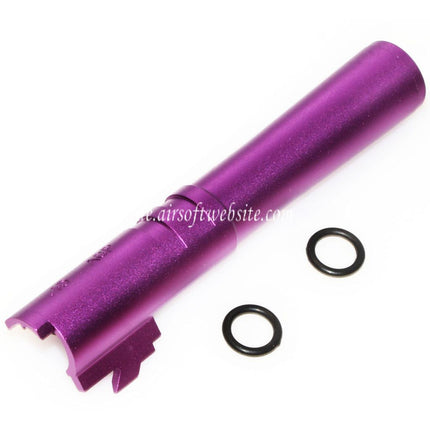 5KU 4.3 Zoll CNC Aluminium Äußerer Lauf +11mm CW im Uhrzeigersinn Geeignet für Tokyo Marui Hi-Capa 4.3 GBB Pistolen Airsoft