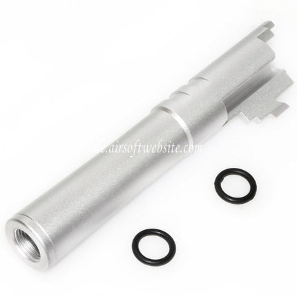 5KU 4.3 Zoll CNC Aluminium Äußerer Lauf +11mm CW im Uhrzeigersinn Geeignet für Tokyo Marui Hi-Capa 4.3 GBB Pistolen Airsoft