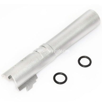 5KU 4.3 Zoll CNC Aluminium Äußerer Lauf +11mm CW im Uhrzeigersinn Geeignet für Tokyo Marui Hi-Capa 4.3 GBB Pistolen Airsoft