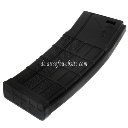 CYMA 200rd Leichtgewicht Polymer Mid-Cap Magazin Geeignet für M4 M16 Serie AEG Gewehre Airsoft Schwarz