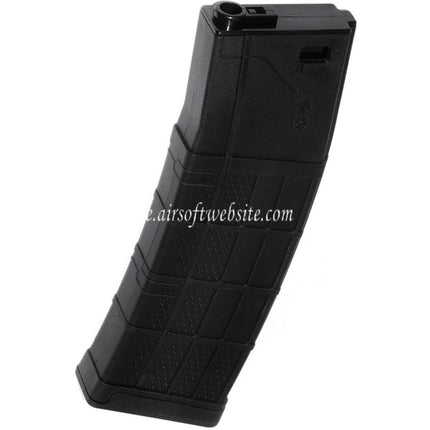 CYMA 200rd Leichtgewicht Polymer Mid-Cap Magazin Geeignet für M4 M16 Serie AEG Gewehre Airsoft Schwarz