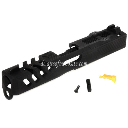 APS EMG F1 Firearms 170mm Metall Schlitten mit Korn Kimme Geeignet für APS EMG F1 Firearms BSF Serie Pistolen Airsoft