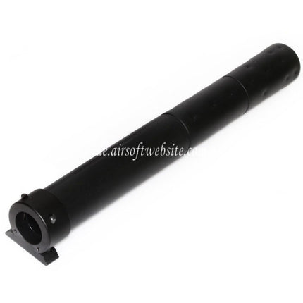 Airsoft Website 295mm QD Schnellablösung Schalldämpfer Geeignet für Golden Eagle CYMA SR25 AEG GBB Gewehre Airsoft Schwarz