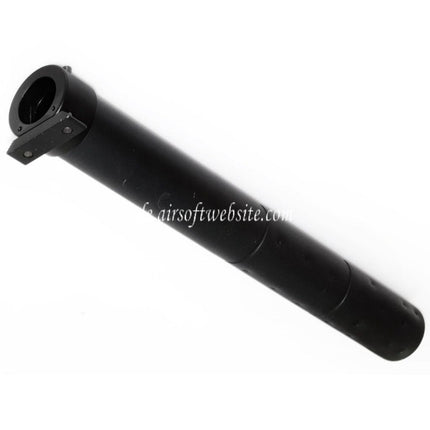 Airsoft Website 295mm QD Schnellablösung Schalldämpfer Geeignet für Golden Eagle CYMA SR25 AEG GBB Gewehre Airsoft Schwarz
