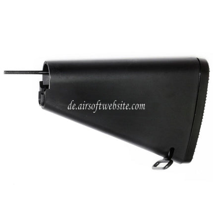 Airsoft Website 188mm Kurzer Stil Festem Schaft Geeignet für M4 M16 M16A1 M16A2 Serie AEG Gewehre Schwarz