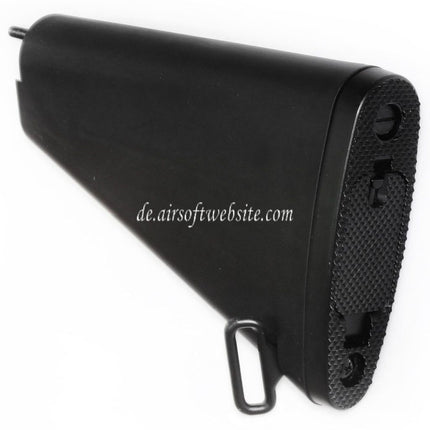 Airsoft Website 188mm Kurzer Stil Festem Schaft Geeignet für M4 M16 M16A1 M16A2 Serie AEG Gewehre Schwarz