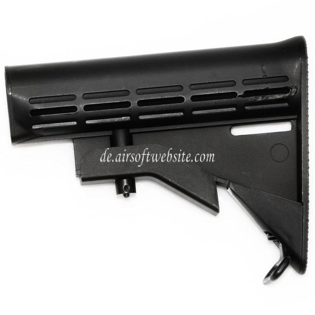Airsoft Website 165mm Polymer Stock Geeignet für M4 M16 Serie AEG Gewehre Schwarz