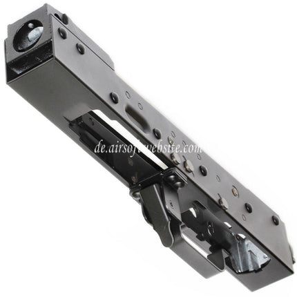 Golden Eagle Metallgehäuse AKM Empfänger mit M4 schaftrohr adapter Geeignet für JG Golden Eagle 6831 AK Serie AEG Gewehre Airsoft Schwarz