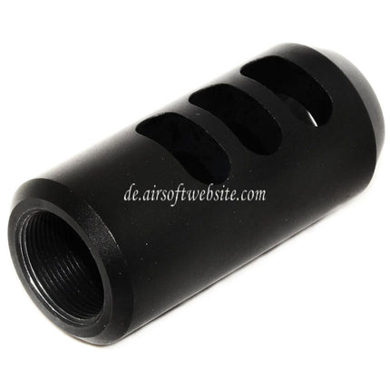 Golden Eagle 65mm Metall Mündungsfeuerdämpfer 3201 Geeignet für JG Golden Eagle 3201 3202 3203 M200 Serie Nemesis Vanquish LMR Bolt Action Gewehre Airsoft