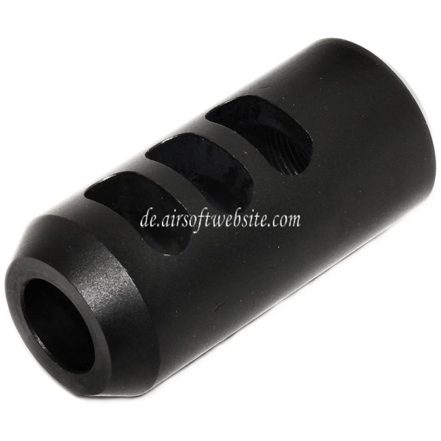 Golden Eagle 65mm Metall Mündungsfeuerdämpfer 3201 Geeignet für JG Golden Eagle 3201 3202 3203 M200 Serie Nemesis Vanquish LMR Bolt Action Gewehre Airsoft