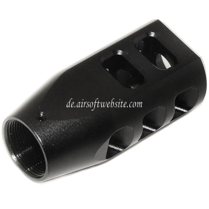 Golden Eagle 65mm Metall Mündungsfeuerdämpfer 3202 Geeignet für JG Golden Eagle 3201 3202 3203 M200 Serie Nemesis Vanquish LMR Bolt Action Gewehre Airsoft