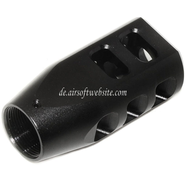 Golden Eagle 65mm Metall Mündungsfeuerdämpfer 3202 Geeignet für JG Golden Eagle 3201 3202 3203 M200 Serie Nemesis Vanquish LMR Bolt Action Gewehre Airsoft