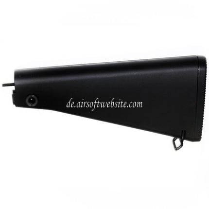 Golden Eagle Fester Schaft Geeignet für JG6601 M16A3 M4 M16 Serie AEG Gewehre Airsoft Schwarz