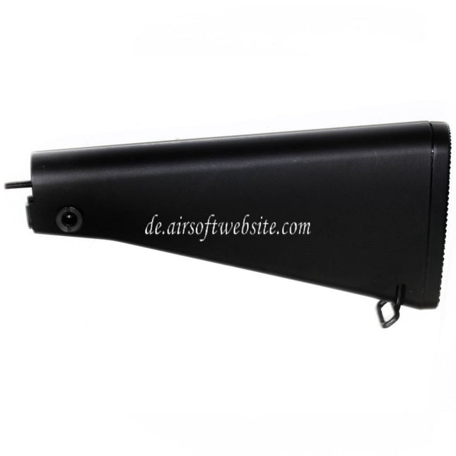 Golden Eagle Fester Schaft Geeignet für JG6601 M16A3 M4 M16 Serie AEG Gewehre Airsoft Schwarz