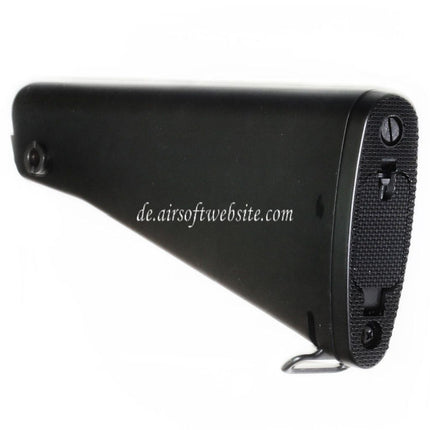 Golden Eagle Fester Schaft Geeignet für JG6601 M16A3 M4 M16 Serie AEG Gewehre Airsoft Schwarz