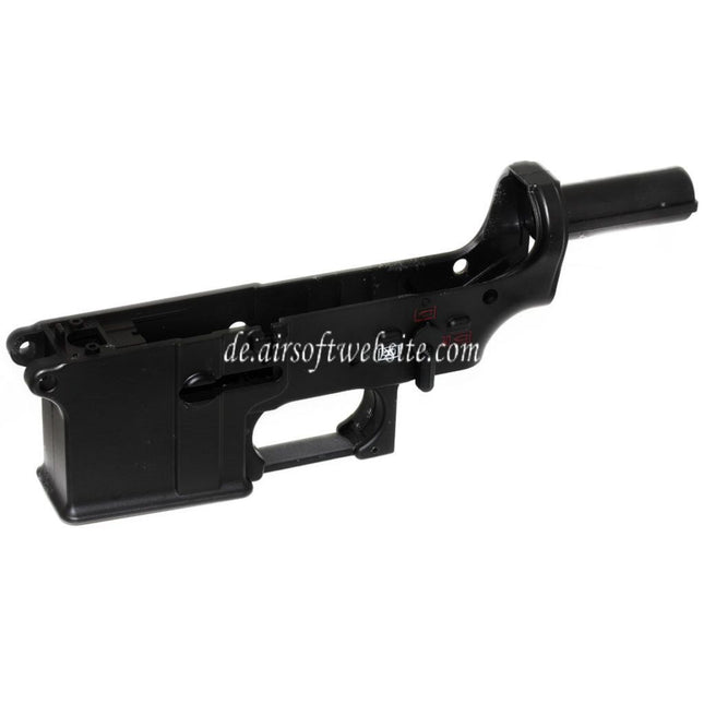 Golden Eagle 416 Plastik Unter Körperempfänger Geeignet für JG Golden Eagle Tokyo Marui M4 M16 Serie AEG Gewehre Airsoft Schwarz