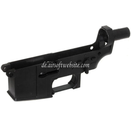 Golden Eagle Original Plastik Unter Körperempfänger Geeignet für JG Golden Eagle 6661 CAR-15 Serie AEG Gewehre Airsoft Schwarz