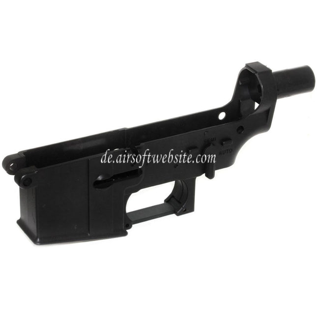 Golden Eagle Original Plastik Unter Körperempfänger Geeignet für JG Golden Eagle 6661 CAR-15 Serie AEG Gewehre Airsoft Schwarz