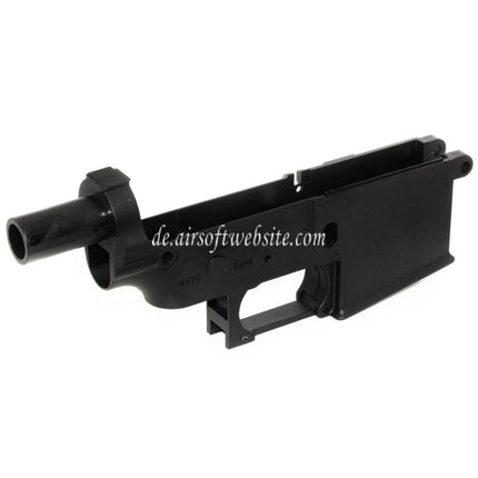 Golden Eagle Original Plastik Unter Körperempfänger Geeignet für JG Golden Eagle 6661 CAR-15 Serie AEG Gewehre Airsoft Schwarz