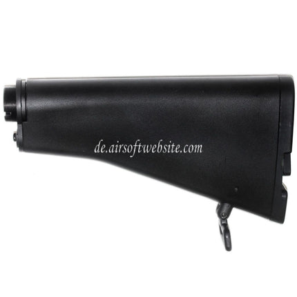 Golden Eagle CAR-15 Einziehbarer Schaft Geeignet für JG6661 Tokyo Marui M4 Serie AEG Gewehre Airsoft Schwarz