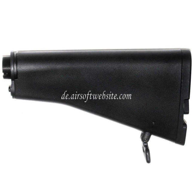 Golden Eagle CAR-15 Einziehbarer Schaft Geeignet für JG6661 Tokyo Marui M4 Serie AEG Gewehre Airsoft Schwarz