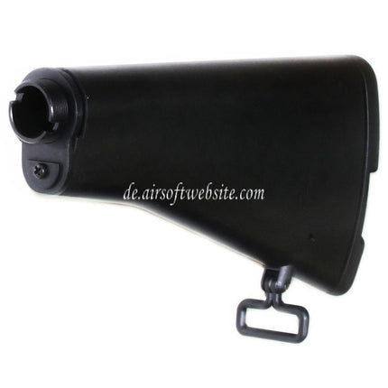 Golden Eagle CAR-15 Einziehbarer Schaft Geeignet für JG6661 Tokyo Marui M4 Serie AEG Gewehre Airsoft Schwarz