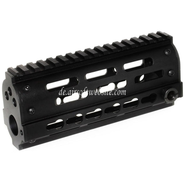 Golden Eagle 170mm FightLite MCR Keymod RAS Handschutz Schienen System Geeignet für JG6661 Tokyo Marui M4 Serie AEG Gewehre Airsoft Schwarz