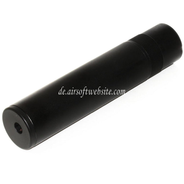 DOUBLE BELL 176mm x 38mm Schnellverschluss Kugellager QD Schalldämpfer Schwarz