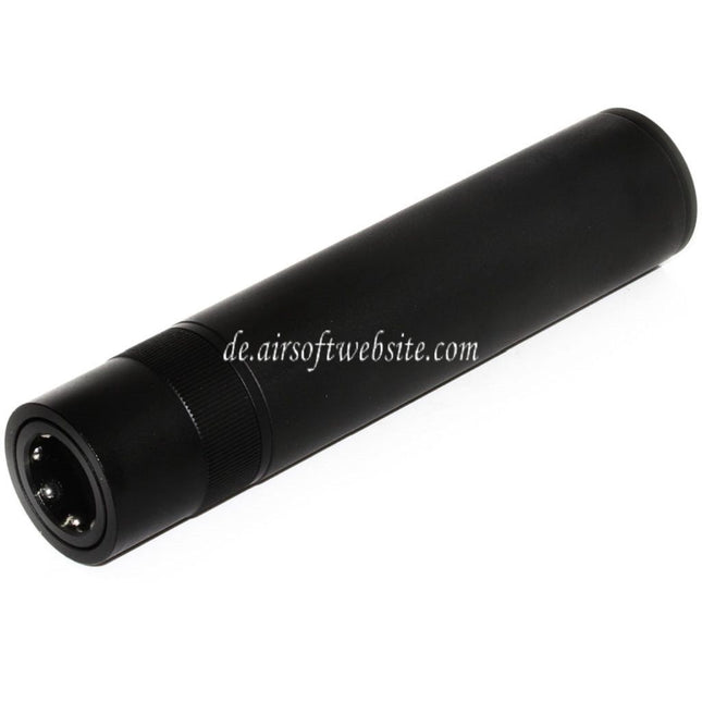 DOUBLE BELL 176mm x 38mm Schnellverschluss Kugellager QD Schalldämpfer Schwarz