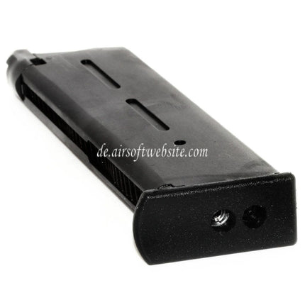 ARMY ARMAMENT 28rd Gas Magazin Geeignet für M1911 Serie GBB Pistolen Airsoft Schwarz