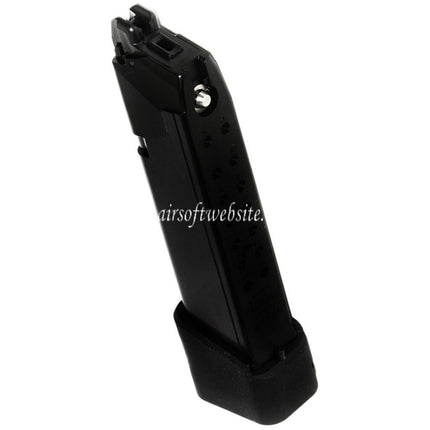 ARMY ARMAMENT 24rd Gas Magazin Dicke Basis Geeignet für G17 G18C G34 G35 G-Serie GBB Pistolen Airsoft Schwarz