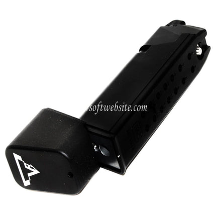 ARMY ARMAMENT 24rd Gas Magazin Dicke Basis Geeignet für G17 G18C G34 G35 G-Serie GBB Pistolen Airsoft Schwarz
