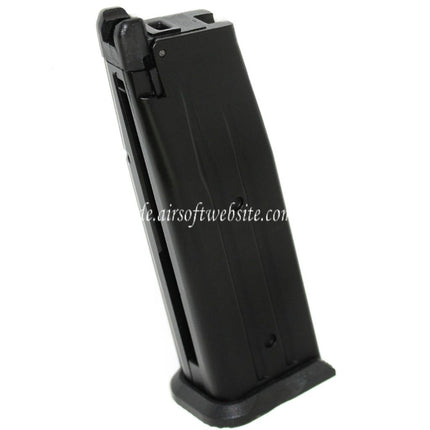 ARMY ARMAMENT 25rd Gas Magazin Geeignet für Hi-Capa 3.8 Serie GBB Pistolen Airsoft Schwarz