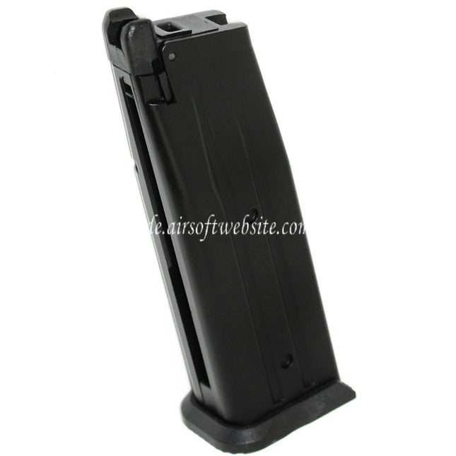 ARMY ARMAMENT 25rd Gas Magazin Geeignet für Hi-Capa 3.8 Serie GBB Pistolen Airsoft Schwarz