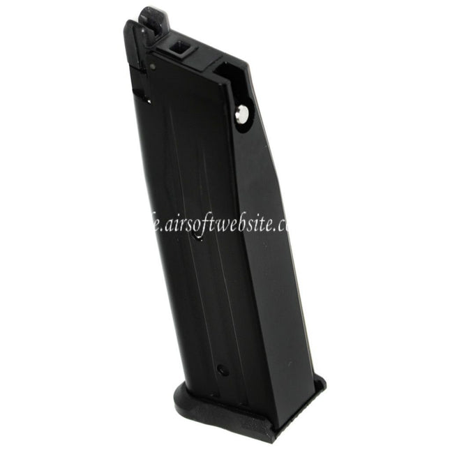 ARMY ARMAMENT 25rd Gas Magazin Geeignet für Hi-Capa 3.8 Serie GBB Pistolen Airsoft Schwarz