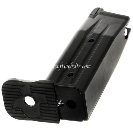 ARMY ARMAMENT 25rd Gas Magazin Geeignet für Hi-Capa 3.8 Serie GBB Pistolen Airsoft Schwarz