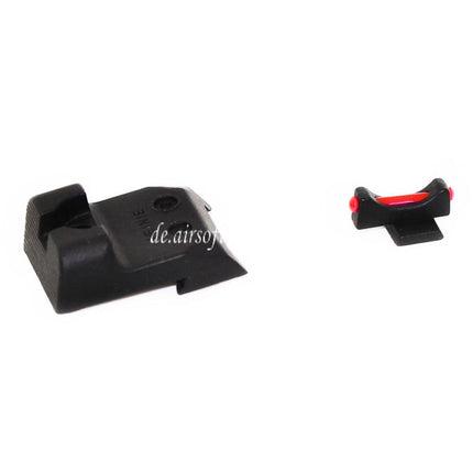 Airsoft Website Fiberglasvisier Korn Kimme Geeignet für ARMY ARMAMENT R501 Tokyo Marui Hi-Capa Serie GBB Pistolen Airsoft