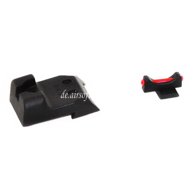 Airsoft Website Fiberglasvisier Korn Kimme Geeignet für ARMY ARMAMENT R501 Tokyo Marui Hi-Capa Serie GBB Pistolen Airsoft