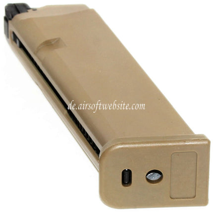 E&C 24rd Gas Magazin Geeignet für G17 G18C G34 G35 G-Serie GBB Pistolen Airsoft