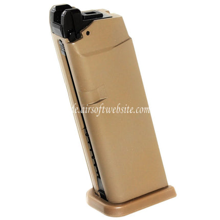 E&C 20rd Gas Magazin Geeignet für G19 G23 G26 Serie GBB Pistolen Airsoft