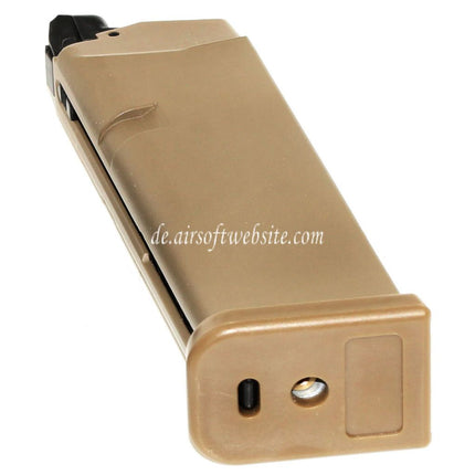 E&C 20rd Gas Magazin Geeignet für G19 G23 G26 Serie GBB Pistolen Airsoft