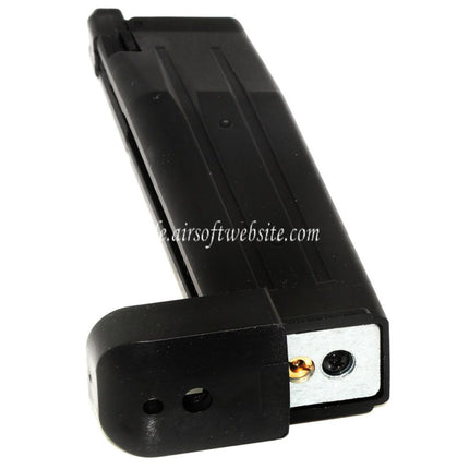 E&C 28rd Gas Magazin Geeignet für Hi-Capa Serie GBB Pistols Airsoft Black